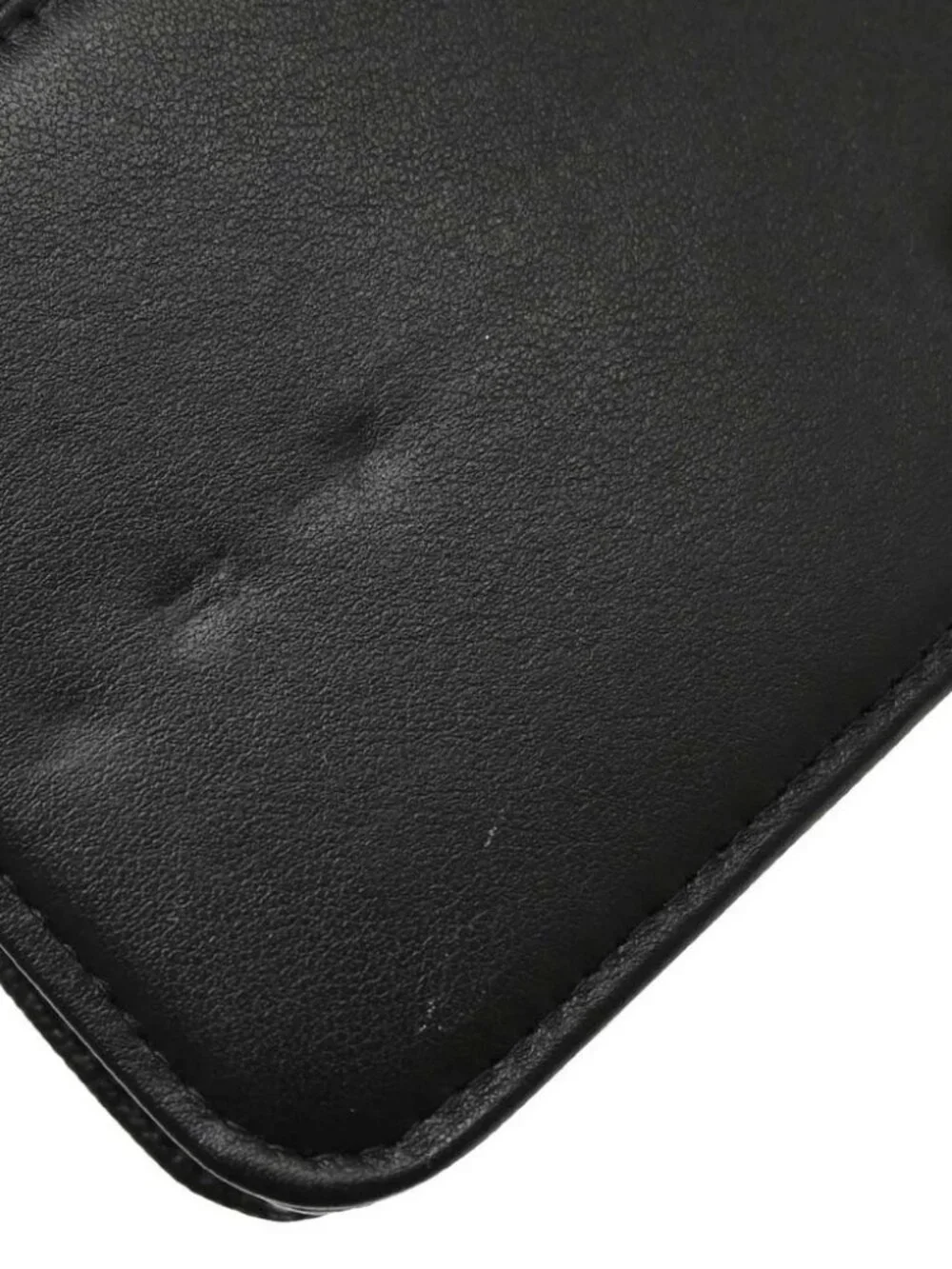 Chanel Black Calfskin Chain WOC Shoulder Bag
